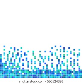 abstract vector background pixel squares mosaic