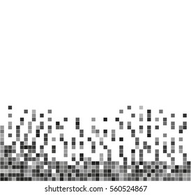 abstract vector background pixel squares mosaic