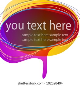 Abstract Vector background with place for your text