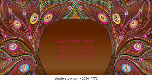 Abstract Vector background with place for your text