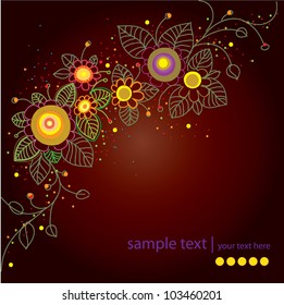 Abstract Vector background with place for your text