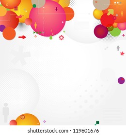 Abstract vector background with place for your text