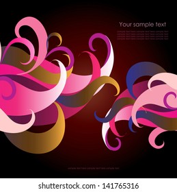 Abstract vector background with place for your text