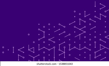 Abstract Vector Background. Polygon Vector Illustration. Technology Futuristic Design. Black Cube Shape Pattern. Geometric Lines. Digital Backdrop.
