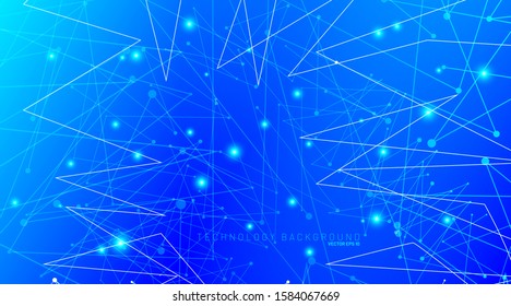 abstract vector background. polygonal space low poly background with connecting dots and lines . Vector Illustration For Wallpaper, Banner, Background, Card, Book Illustration, landing page