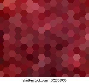 Abstract vector background of polygons Burgundy