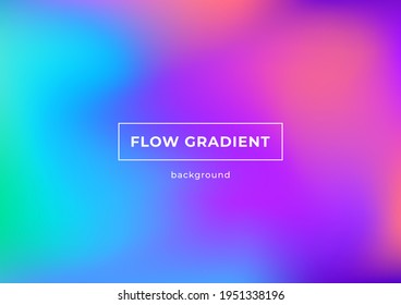 Resumen de fondo vectorial en color púrpura, azul, turquesa y rosa. Gradiente de flujo de arcoiris para tu sitio web, portada de presentación o afiche. Mezcla suave de puntos multicolores. Efecto Bokeh.