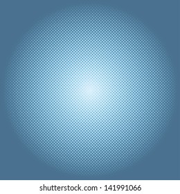 Abstract vector background of radial dots formation.