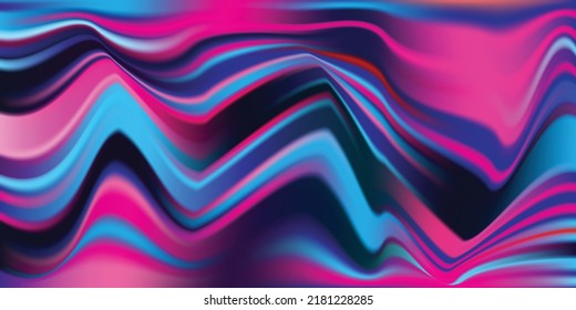 Abstract vector background with rainbow spirals and waves. Design for cover, wallpapers, packaging, presentations.
