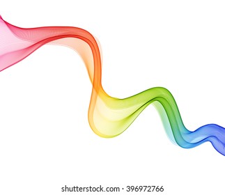 Abstract Vector Background Rainbow Wave Stock Vector (Royalty Free ...