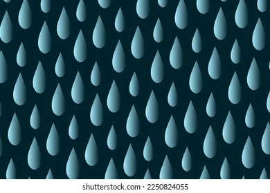 Abstract vector background with raindrops
