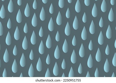 Abstract vector background with raindrops
