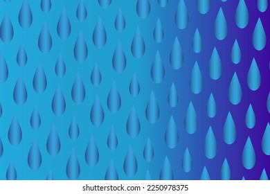 Abstract vector background with raindrops