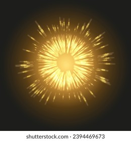 abstract vector background with rays 