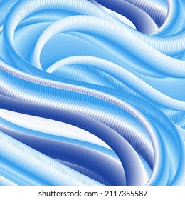 Abstract vector background. Realistic volumetric 3d wave. Template for presentation. Design element.