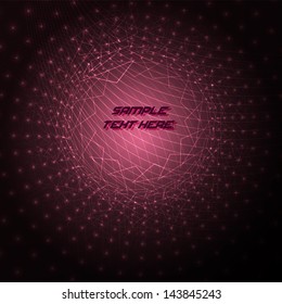 Abstract Vector Background  Red