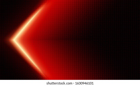 Abstract vector background of red dots.