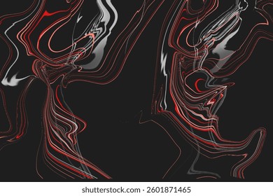 abstract vector background with red oil paint pattern on water surface