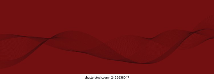 Abstract vector background with red wavy lines. EPS10
