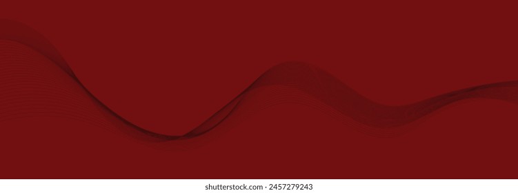 Abstract vector background with red wavy lines. EPS10
