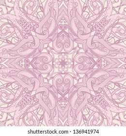 abstract vector background with a rich orient ornament