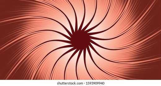 abstract vector background round brown wavy circle shape lines circles transparent wave frame