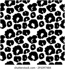 Abstract vector background. Safari collection. Leopard seamless pattern. Black and white. Backgrounds & textures shop.