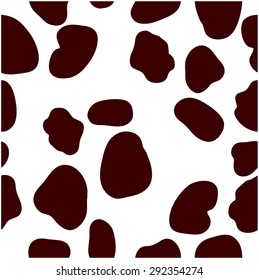 Abstract vector background. Safari collection. Seamless dalmatian pattern. Dark brown. Backgrounds & textures shop.