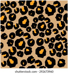 Abstract vector background. Safari collection. Seamless jaguar pattern. Beige. Backgrounds & textures shop.