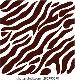 Abstract vector background. Safari collection. Seamless diagonal zebra pattern. Brown. Backgrounds & textures shop.