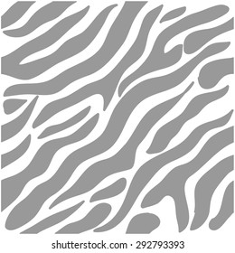 Abstract vector background. Safari collection. Seamless diagonal zebra pattern. Grey. Backgrounds & textures shop.