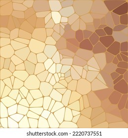 Abstract vector background. Sample. Beige pebbles.