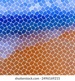 Abstract vector background. Sample. Blue pebbles.
