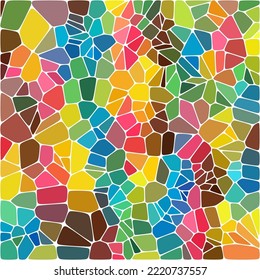 Abstract vector background. Sample. Color pebbles.