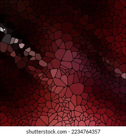 Abstract vector background. Sample. Red pebbles.