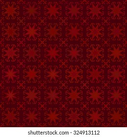 Abstract vector background Seamless arabic texture Maroon color