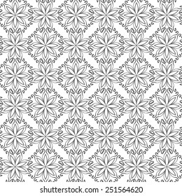 Abstract vector background Seamless floral texture