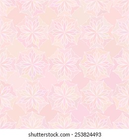 Abstrakter Vektorhintergrund Nahtlose florale Textur rosafarbene Farbe