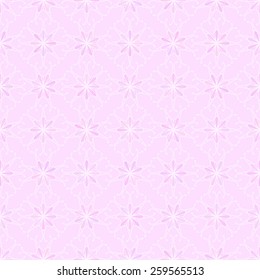 Resumen de fondo vectorial Seamless floral grid textura Color púrpura claro