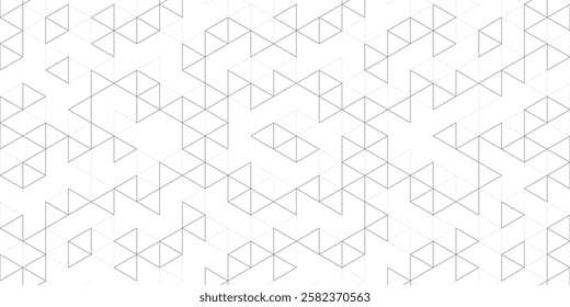 Abstract vector background with a seamless geometric pattern of simple triangle shapes. Stylish vector texture