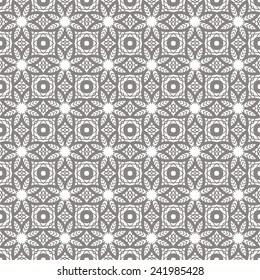 Vetor abstrato fundo textura de grade ornamental sem costura