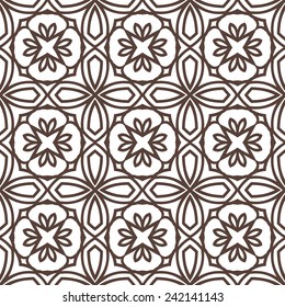 Abstract vector background Seamless ornamental grid texture