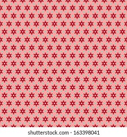 Abstract vector background. Seamless pattern. Red stars