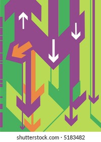 Abstract vector background series with arrow details.