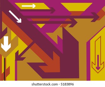Abstract vector background series with arrow details.