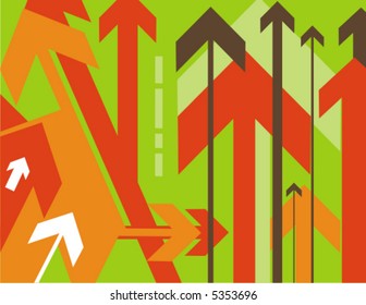Abstract vector background series with many arrow details.