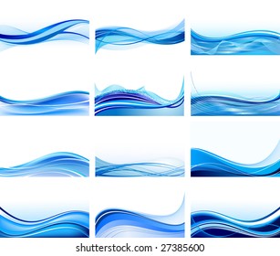 Abstract vector background set