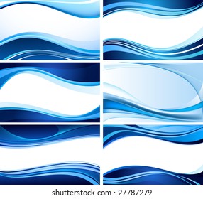 Abstract vector background set