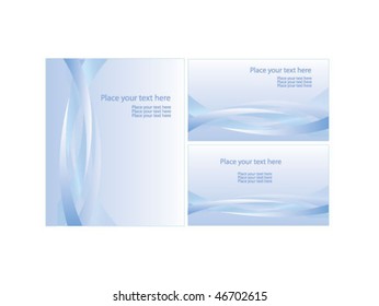 Abstract vector background set