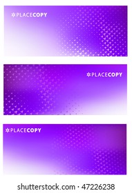 Abstract vector background set